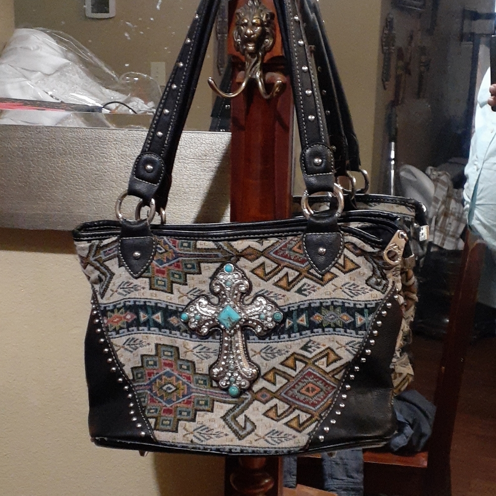 Montana West purse with cross